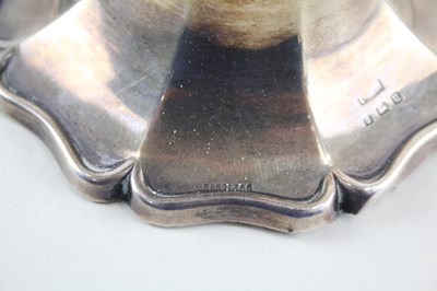 Lot 50 - .925 STERLING SILVER FILLED INKWELL
