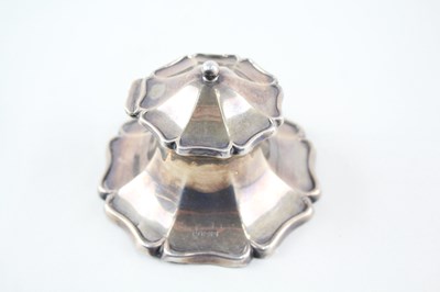 Lot 50 - .925 STERLING SILVER FILLED INKWELL