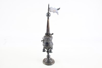 Lot 24 - .925 STERLING SILVER 1930's SPICE TOWER