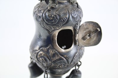 Lot 24 - .925 STERLING SILVER 1930's SPICE TOWER