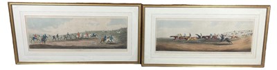 Lot 267 - A PAIR OF HAND COLOURED 19TH CENTURY HORSE...