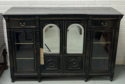 Lot 303 - A VICTORIAN AESTHETIC PERIOD SIDEBOARD IN THE...