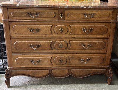 Lot 311 - A 19TH CENTURY FRENCH PROVINCIAL BLEACHED OAK...