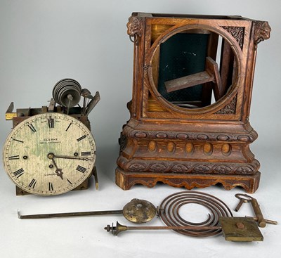 Lot 321 - A CLOCK FOR RESTORATION MOVEMENT BY CLERKE...