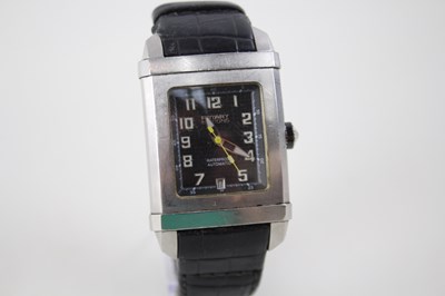 Lot 163 - MENS ROTARY EDITIONS 1895 RECTANGULAR DIAL WATCH AUTO WORKING