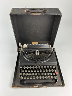 Lot 352 - A REMINGTON PORTABLE MODEL TYPEWRITER, 

In a...