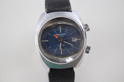 Lot 164 - MENS MEMOSTAR ALARM WATCH HAND-WIND WORKING