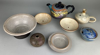 Lot 355 - A COLLECTION OF STUDIO POTTERY, 

To include...