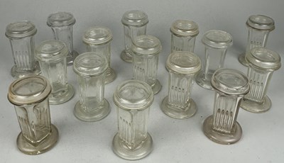 Lot 373 - A COLLECTION OF VINTAGE PRESSED GLASS...