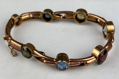 Lot 31 - A 9CT GOLD BRITTANIC BRACELET,

Weight:...