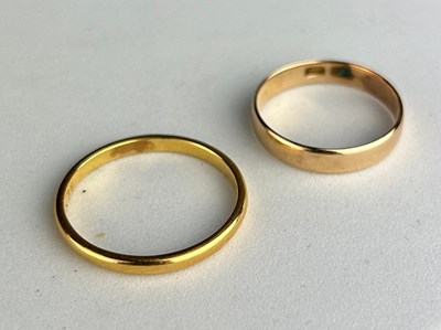 Lot 37 - TWO 14CT GOLD RINGS, 

Total weight: 5.9gms