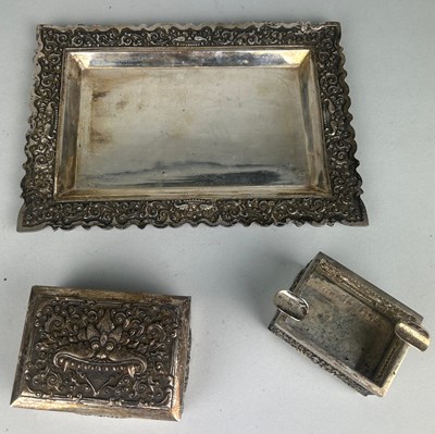 Lot 69 - A COLLECTION DECORATIVE CONTINENTAL SILVER,...