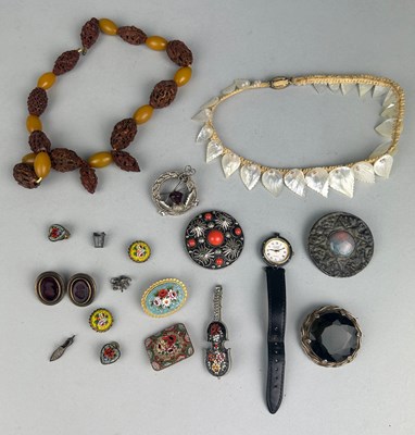 Lot 82 - A COLLECTION OF ITALIAN MOSAIC JEWELLERY,...