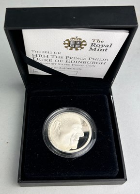 Lot 85 - A £5 SILVER HRH THE PRINCE PHILIP DUKE OF...