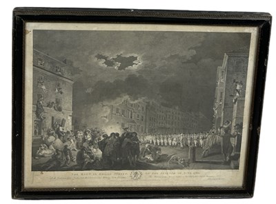 Lot 538 - JAMES HEATH: THE RIOT IN BROAD STREET ON THE SEVENTH OF JUNE 1780