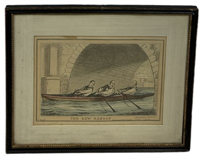 Lot 541 - WILLIAM HEATH: A HAND COLOURED PRINT 'THE NEW RANDAN' PUBLISHED BY MCLEAN, 1820