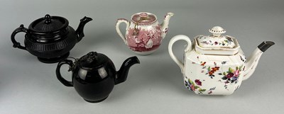 Lot 193 - A COLLECTION OF FOUR BRITISH AND EUROPEAN TEA...