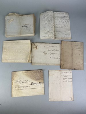 Lot 264 - A COLLECTION OF SEVEN DEEDS, LEASE AND RELEASE...