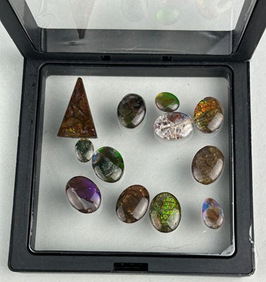 Lot 291 - A GROUP OF AMMOLITE GEMSTONES

A group of 12...