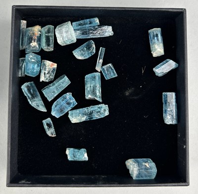 Lot 317 - A LARGE COLLECTION OF AQUAMARINE,

High grade...