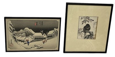 Lot 565 - TWO JAPANESE WOODBLOCK PRINTS