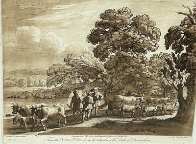 Lot 394 - RICHARD EARLOM (1743-1822) ETCHING AND...