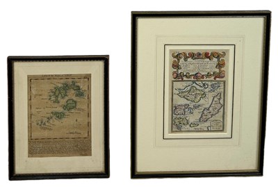 Lot 395A - TWO 18TH CENTURY MAPS, to include one of the...