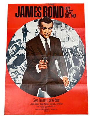 Lot 428 - A JAMES BOND DR. NO (1962) GERMAN FILM POSTER...