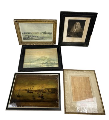 Lot 563 - A LARGE GROUP OF PRINTS AND FRAMES TO INCLUDE MAPS (QTY)