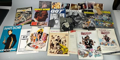 Lot 435 - A COLLECTION OF JAMES BOND FILM EPHEMERA,...