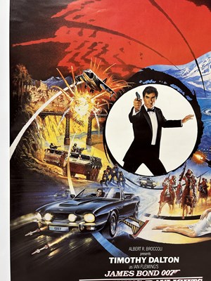 Lot 333 - A JAMES BOND 'THE LIVING DAYLIGHTS' FILM POSTER 1987