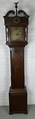 Lot 473 - A LARGE 19TH CENTURY GRANDFATHER CLOCK