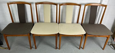 Lot 500 - FOUR DANISH MID-CENTURY DINING CHAIRS, two...