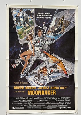 Lot 343 - JAMES BOND 'MOONRAKER' 1979 FILM POSTER