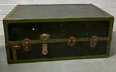 Lot 516 - A GENTLEMAN'S TRAVEL WARDROBE TRUNK WITH...