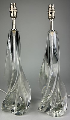 Lot 537 - A PAIR OF ITALIAN MURANO GLASS TABLE LAMPS (2)...