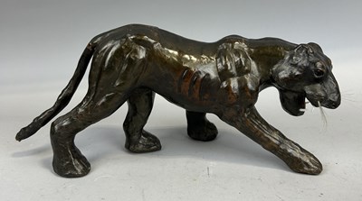 Lot 302 - A LEATHER TIGER IN THE MANNER OF LIBERTY AND CO