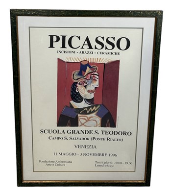 Lot 356 - AFTER PABLO PICASSO: A LARGE POSTER 'SUOLA GRANDE S.TEODORO'