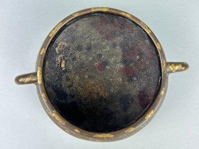 Lot 1 - A CHINESE 17TH OR 18TH CENTURY BRONZE CENSER...