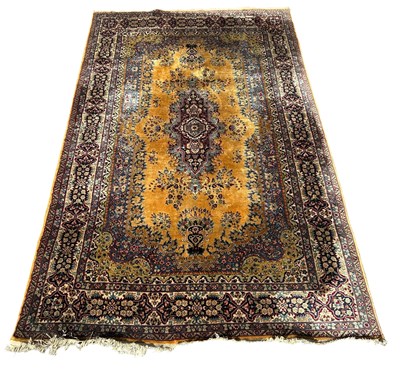 Lot 725 - A PERSIAN DESIGN CARPET