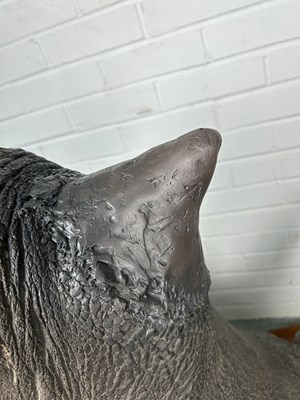 Lot 247 - AN EARLY 20TH CENTURY TAXIDERMY RHINO HEAD...