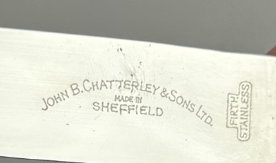 Lot 1 - JOHN B. CHATTERLEY AND SONS: A LARGE STERLING SILVER CANTEEN OF CUTLERY