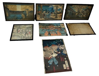 Lot 526 - A COLLECTION OF JAPANESE WOODBLOCK PRINTS (17)