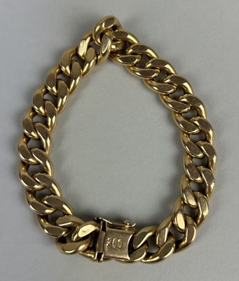 Lot 10 - AN 18CT GOLD CHAIN LINK BRACELET