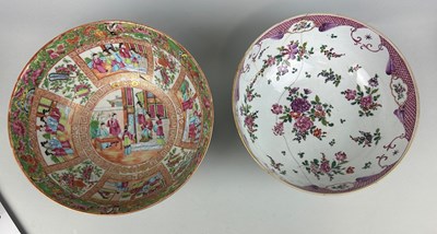 Lot 70 - TWO CHINESE CERAMIC BOWLS, 18TH AND 19TH...