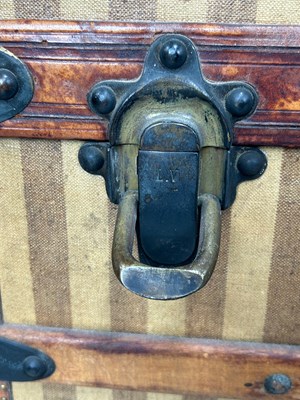 Lot 193 - A 19TH CENTURY LOUIS VUITTON TRUNK CIRCA 1885,...