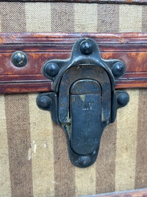 Lot 193 - A 19TH CENTURY LOUIS VUITTON TRUNK CIRCA 1885,...