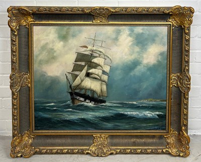 Lot 257 - JOHN TRICKETT (BRITISH B.1953): AN OIL ON...