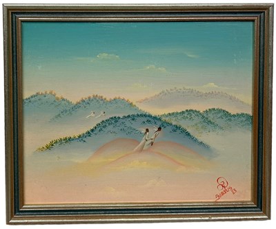 Lot 266 - A HAITIAN OIL PAINTING ON BOARD BY JEAN LOUIS...