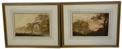 Lot 282 - WILLIAM PAYNE (1760-1830): A PAIR OF...